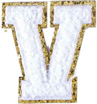 Letter V - White