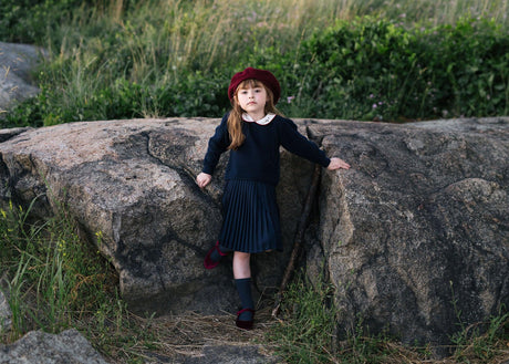 Lil Legs Basic Collection Girls Knife Pleated Skirt - KPS