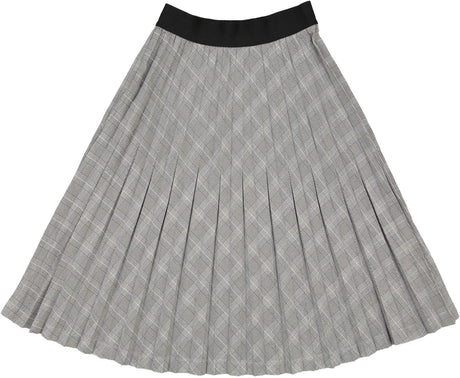 Sciacca Girls Plaid Accordian Pleated Skirt - 5475