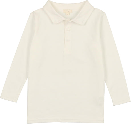 Lil Legs Basic Collection Boys Long Sleeve Cotton Polo Shirt - COTP