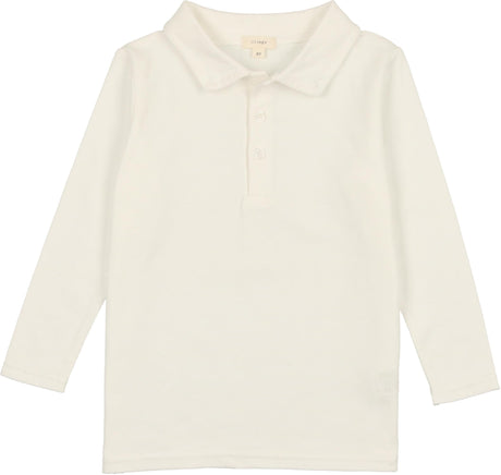 Lil Legs Basic Collection Boys Long Sleeve Cotton Polo Shirt