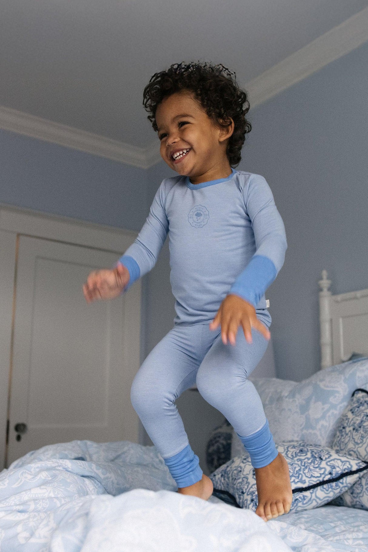 Lil Legs Dressy Loungewear Collection Boys Girls Cotton Striped Pajamas Lounge Set - SFST