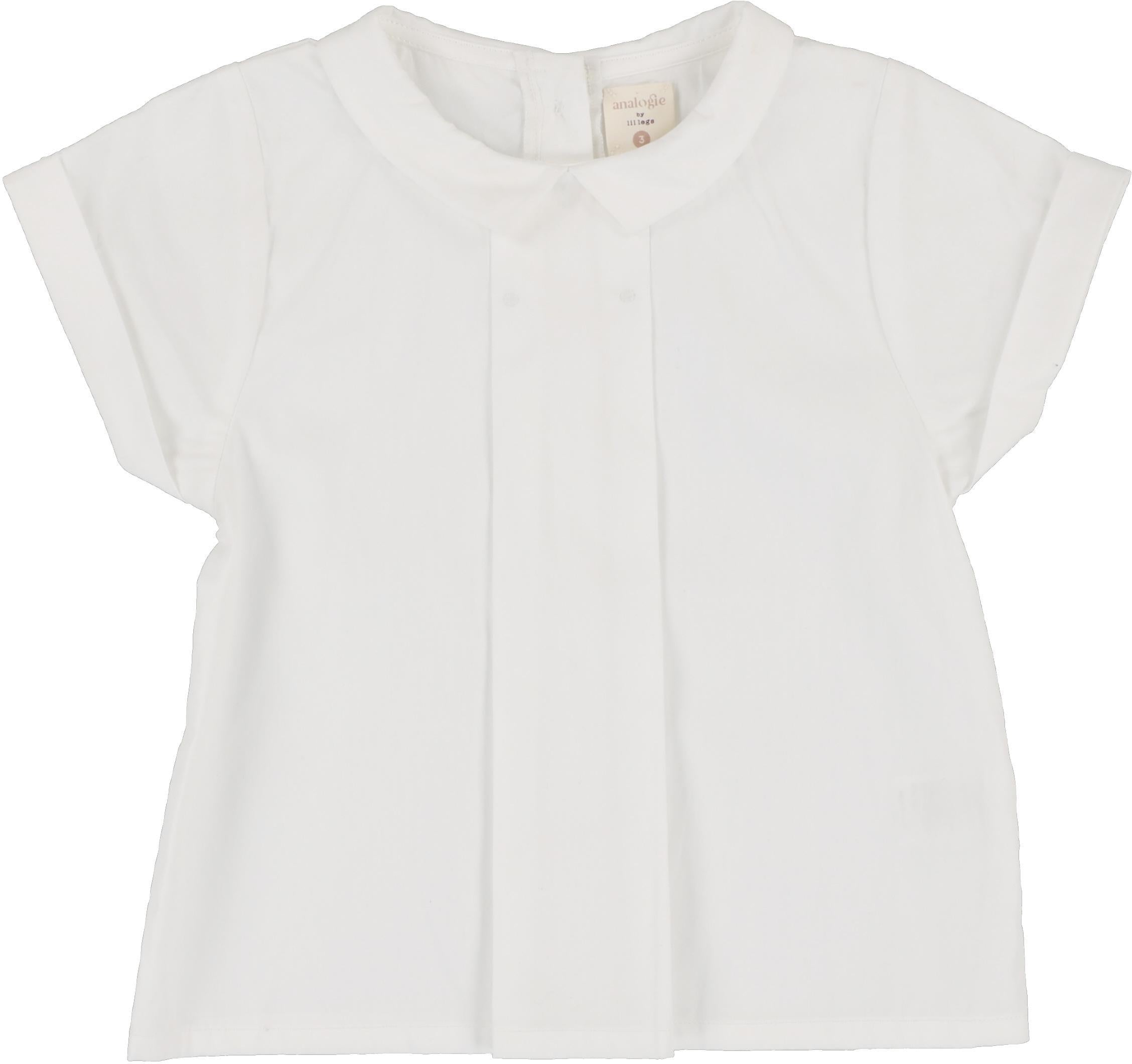 Analogie Toddler Poplin Shirt - White, 6M Analogie Toddler Poplin Shirt - White, 6M