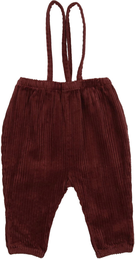 Analogie by Lil Legs Corduroy Collection Boys Girls Corduroy Bubble Suspender Pants Overall