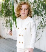 Analogie by Lil Legs Shabbos Linen Collection Boys Blazer