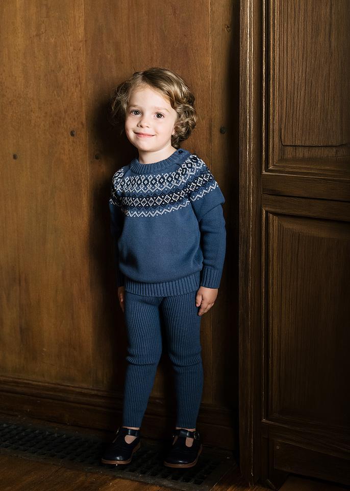 Analogie by Lil Legs Heirloom Knits Collection Boys Sweater