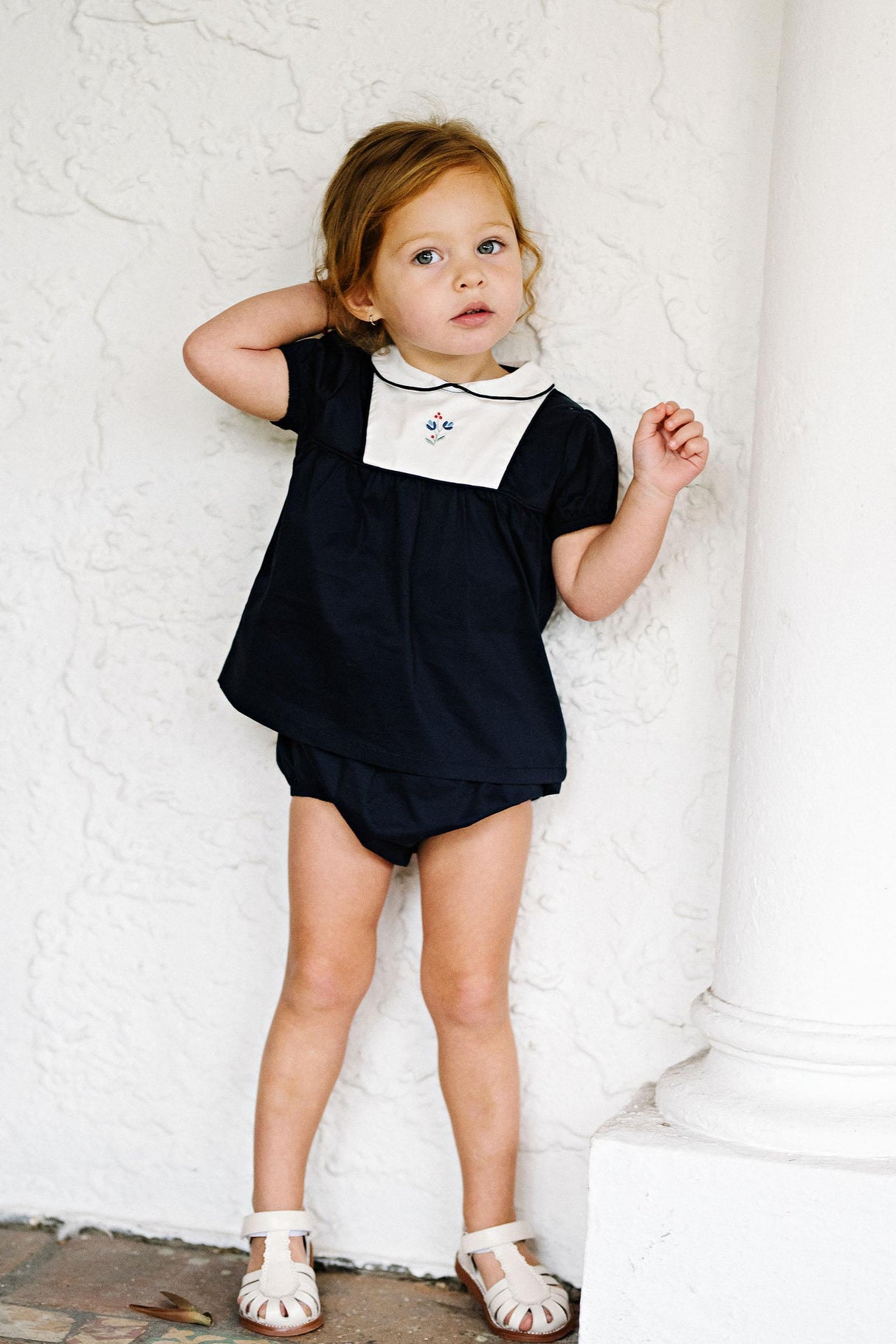 Lil Legs Dressy Loungewear Collection Baby Girls Bib Toddler Set Outfit - BTST