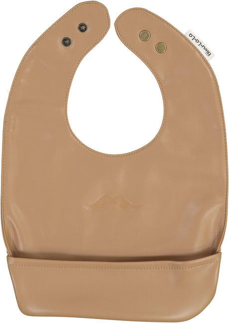 Bleu La La Vegan Leather Bib - Imprint