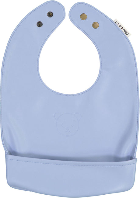 Bleu La La Vegan Leather Bib - Imprint