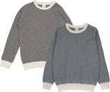 Analogie by Lil Legs Heirloom Knits Collection Boys Crew Neck Sweater - AF26TP411