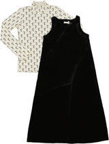 Crew Kids Girls Velour Maxi Jumper Robe Set - AL3042