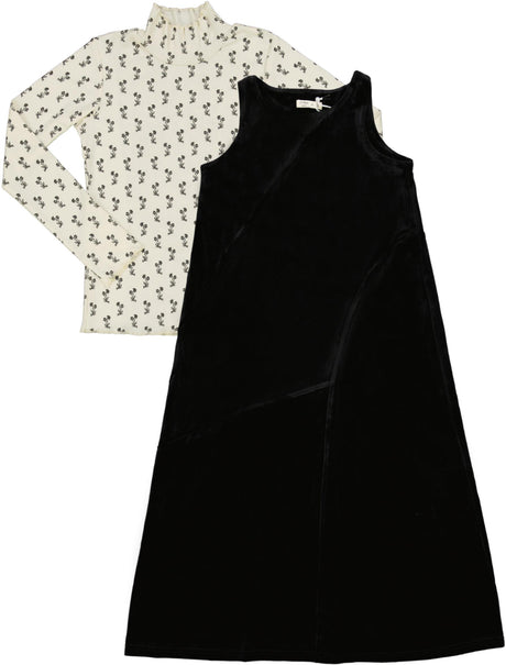 Crew Kids Girls Velour Maxi Jumper Robe Set - AL3042