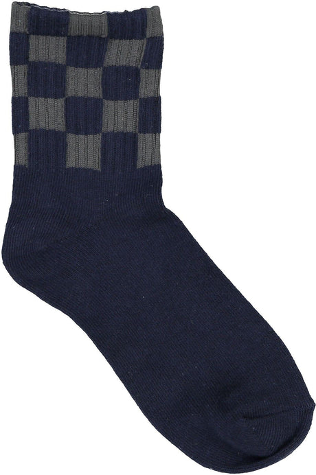 Zubii Boys Checkered Crew Dress Socks - 618