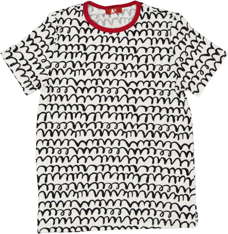 AA Girls Scribble Print Short Sleeve T-shirt - 6416s