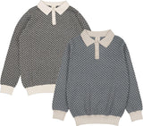 Analogie by Lil Legs Heirloom Knits Collection Boys Collared Sweater - AF26S544