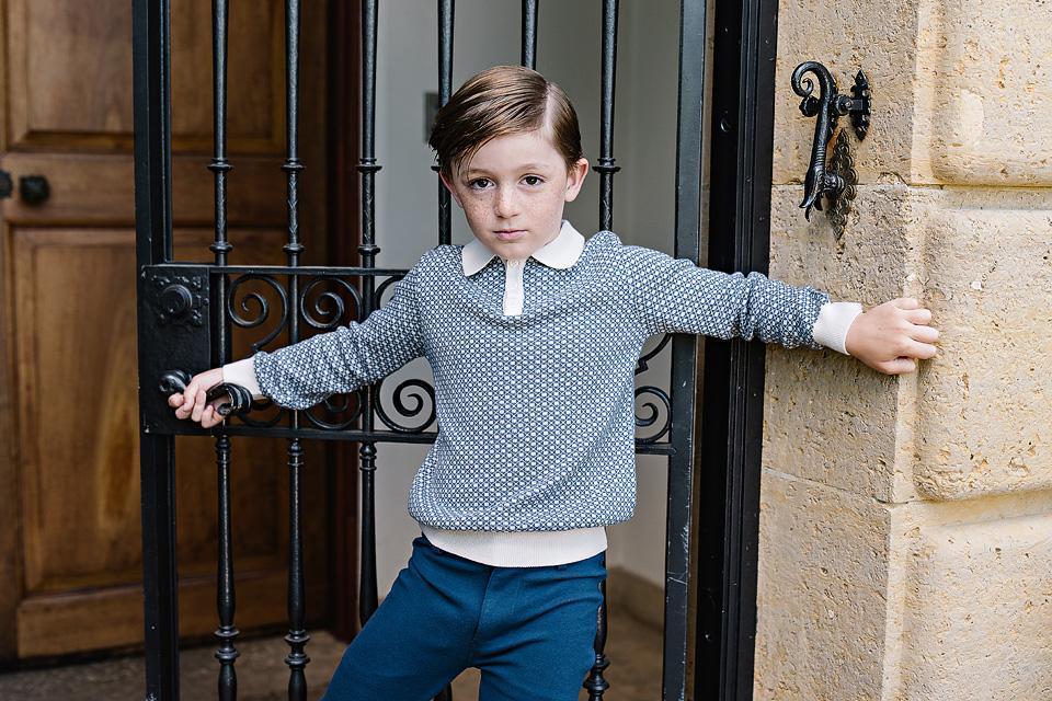 Analogie by Lil Legs Heirloom Knits Collection Boys Collared