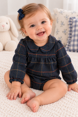 Rompp Baby Girls Plaid Romper - W26-818BGR