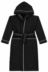 T.O. Collection Boys Modal Waffle Bath Robe with Hood - BR