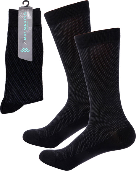 Mio Marino Mens Modal Dress Socks - MMS079-8-1013