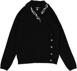 Space Gray Boys Wrap Sweater - WB6CY3184