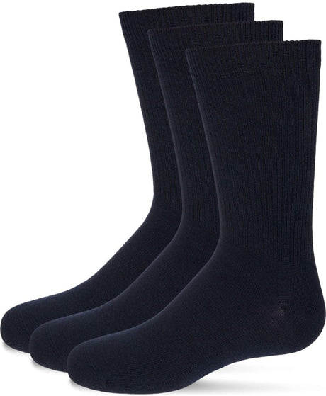 Memoi Boys This Ribbed Cotton Crew Socks 3 Pack - MK-565