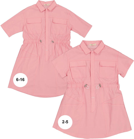 Crew Kids Girls Drawstring Dress - AL3130