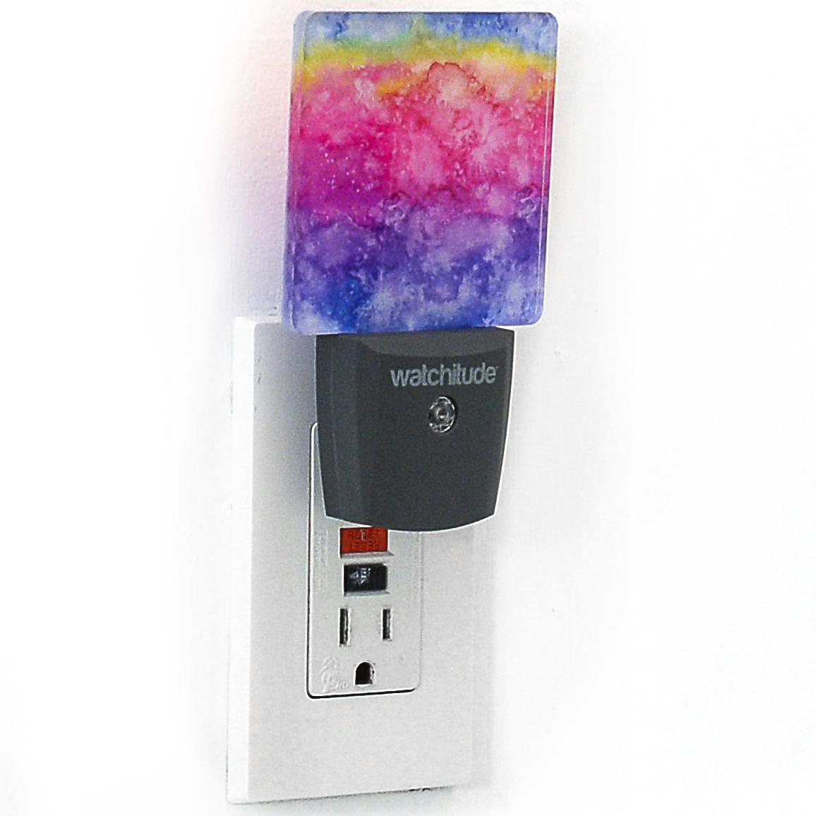 Watchitude Rainbow Tie Dye LED Night Light