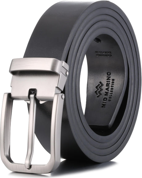 Mio Marino Mens Cut-to-Size Pin Closure Belt - NP034-198