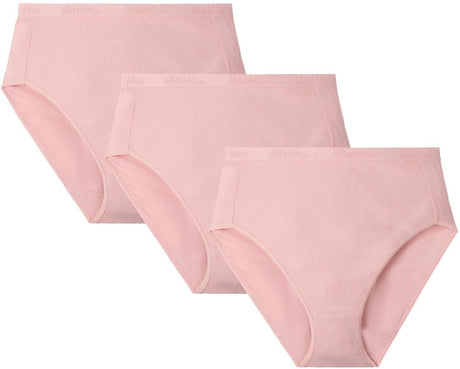 Memoi Womens Ribbed Briefs Underwear 3 Pack - MU-1012