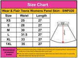 Wear & Flair Teens Womens A-Line Skirt - SWF020