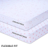 Ely's & Co Stars Crib Sheet 2 Pack