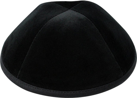 iKippah Boys Velvet 4 Part Yarmulka with Rim