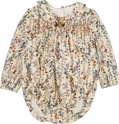 Clo Baby Girls Soft Floral Romper - WB6CP7444O