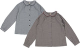 Analogie by Lil Legs Plaid Edition Collection Girls Long Sleeve Blouse Shirt - AF26T702