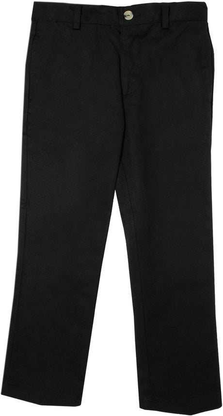 Canadian Polo Boys Adjustable Waist Flat Front Cotton/Poly Pants
