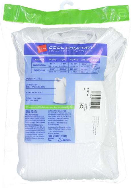 Hanes Boys EcoSmart® Tank Undershirts 5 Pack - BRLTA5