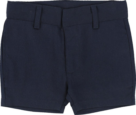 Lil Legs Shabbos Basic Collection Boys Linen Dress Shorts