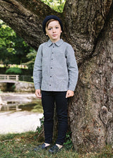 Analogie by Lil Legs Plaid Edition Collection Boys Long Sleeve Dress Shirt - AF26S533B