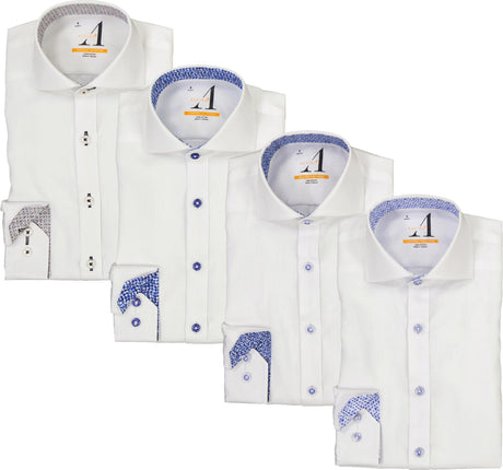 Alviso Boys Long Sleeve Dress Shirt with Contrast - Fall 2026