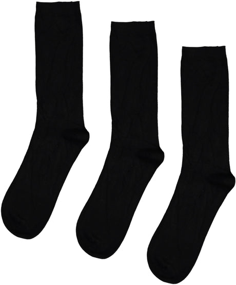 Memoi Boys Bamboo 3PP Flat Socks - MK-10961