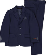 Leo & Zachary Boys Navy Stretch Suit Separates